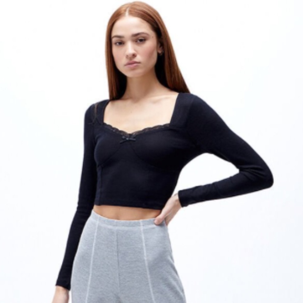PacCares Lace Long Sleeve Top